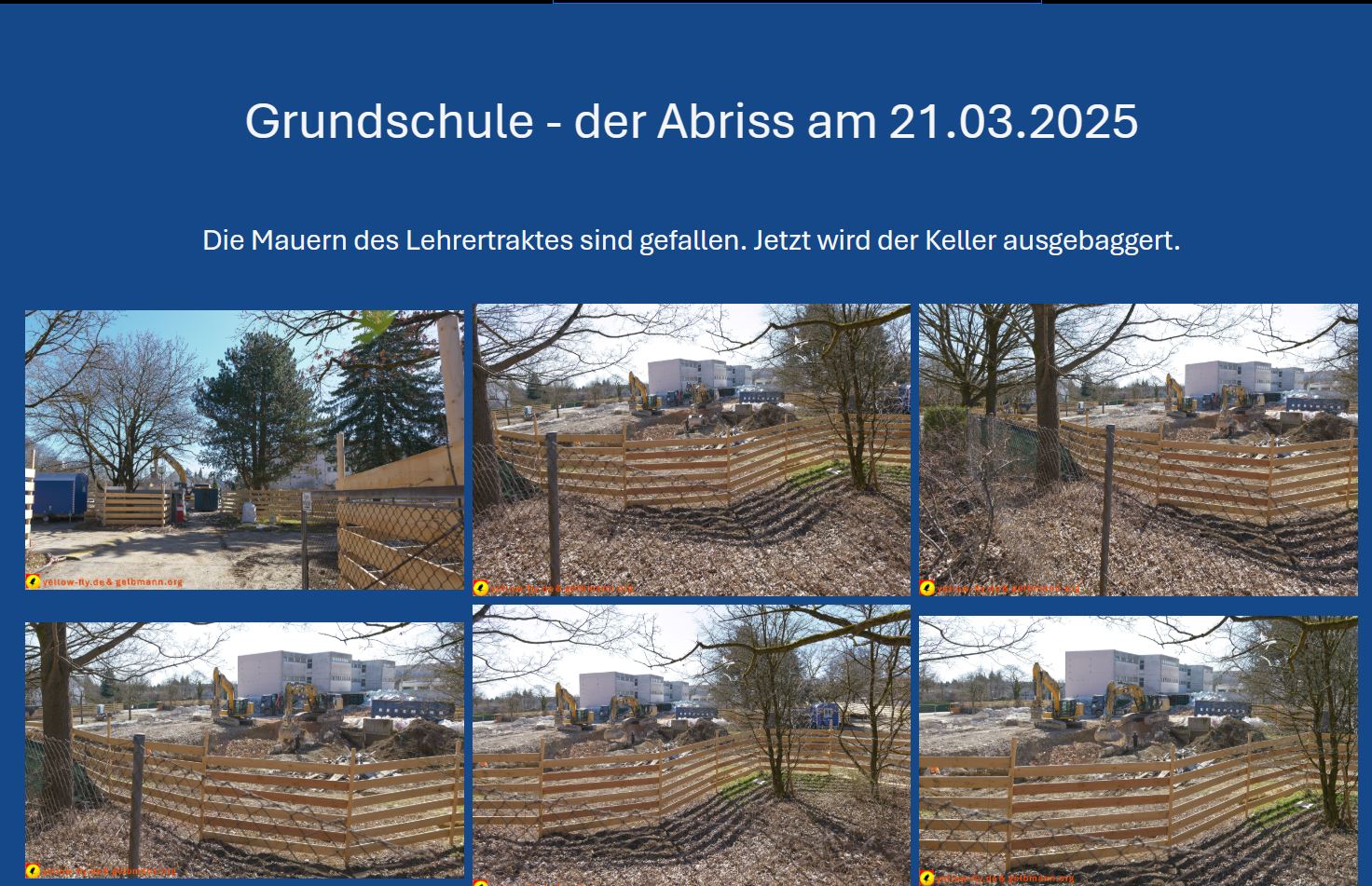 Abriss Grundschule