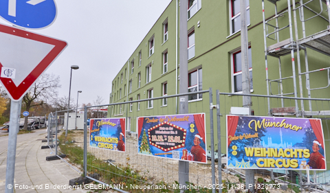 08.11.2025 - Blaue Welle und Neubau an der Heinrich-Wieland-Straße