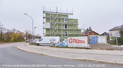 08.11.2025 - Blaue Welle und Neubau an der Heinrich-Wieland-Straße