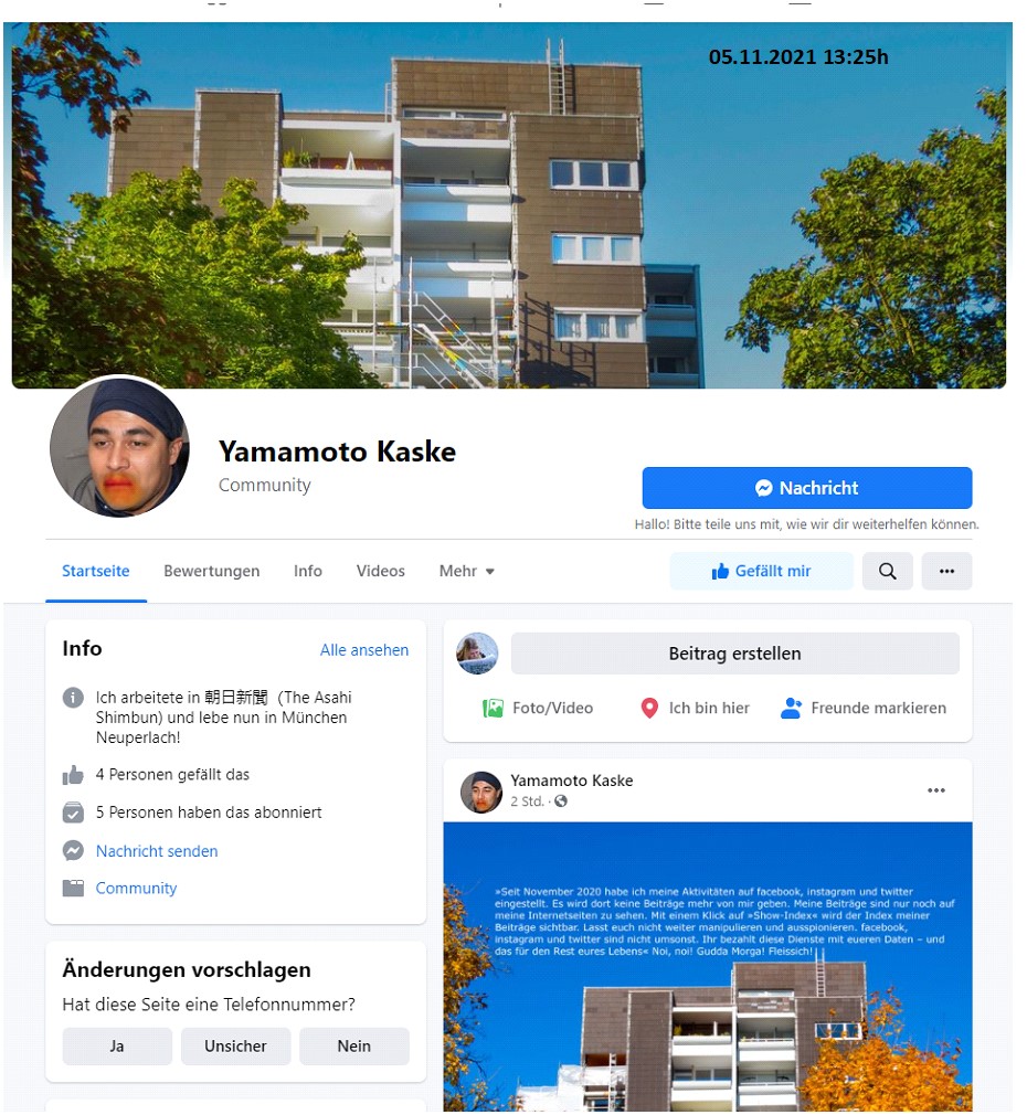 Obsolet-Kranke Posts meines Stalkers