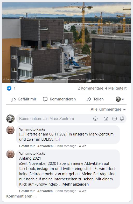 Obsolet-Kranke Posts meines Stalkers