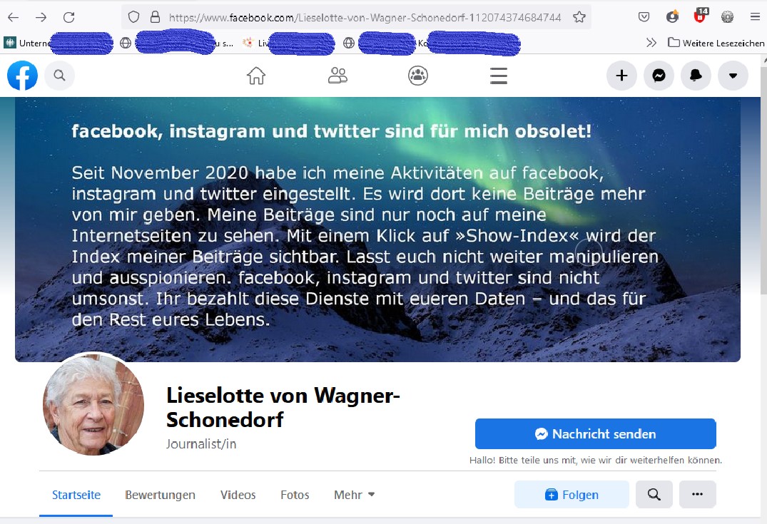 stalker klaut als Großmutter Fotos