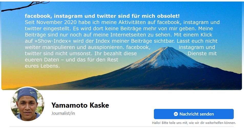Obsolet-Kranke Posts meines Stalkers