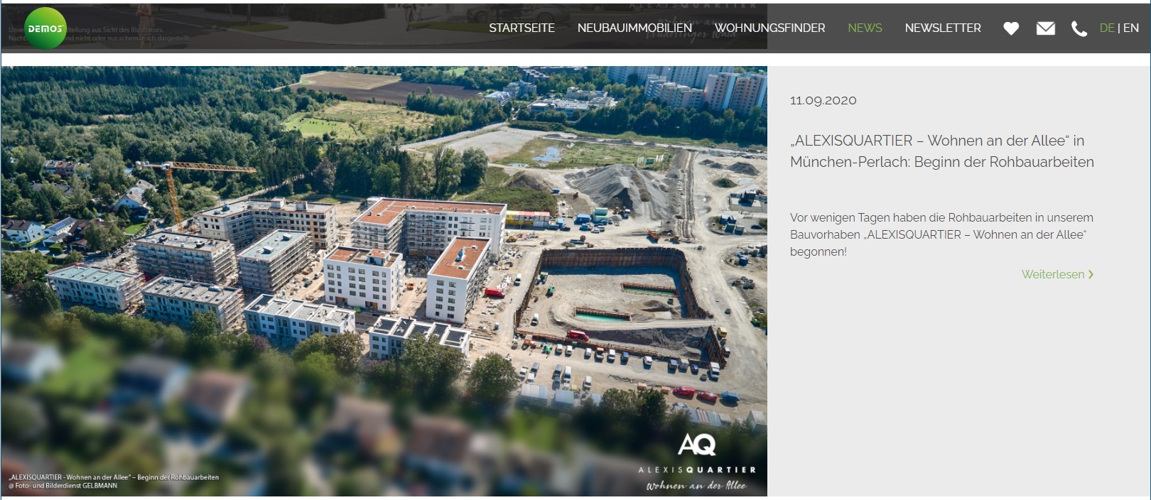Impressionen von der Baustelle Perlach Plaza in Neuperlach